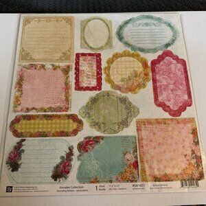 New Prima Clipboard Journaling Stickers Annalee Collection Floral D26
